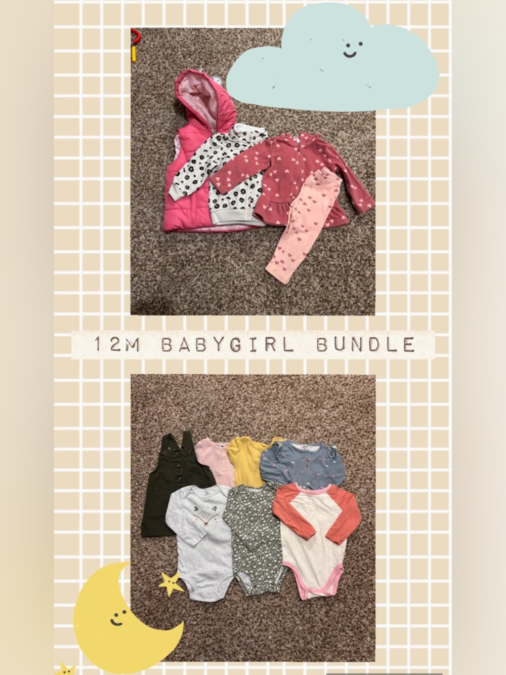 12M Baby Girl Clothing Bundle